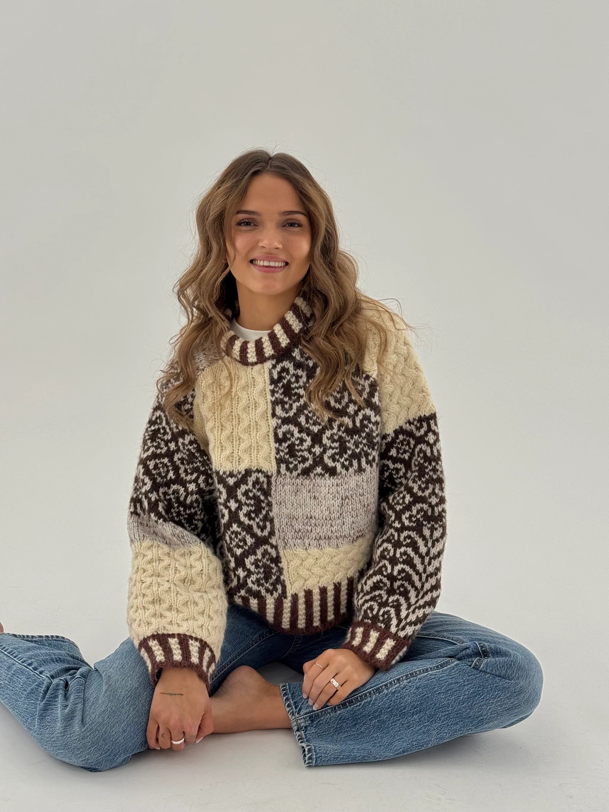 PCFUSION Pullover - Greige